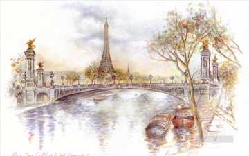 st002B escenas de impresionismo parisino Pinturas al óleo